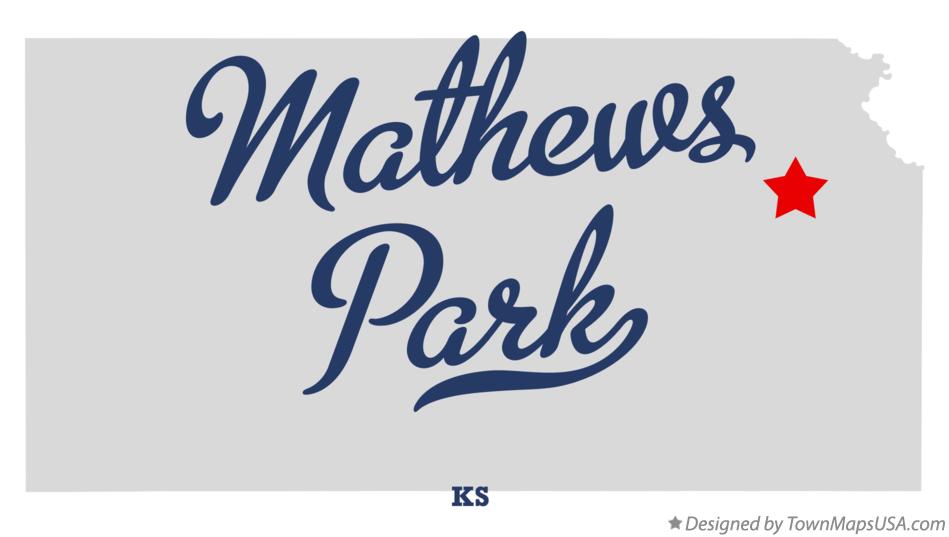 Map of Mathews Park Kansas KS
