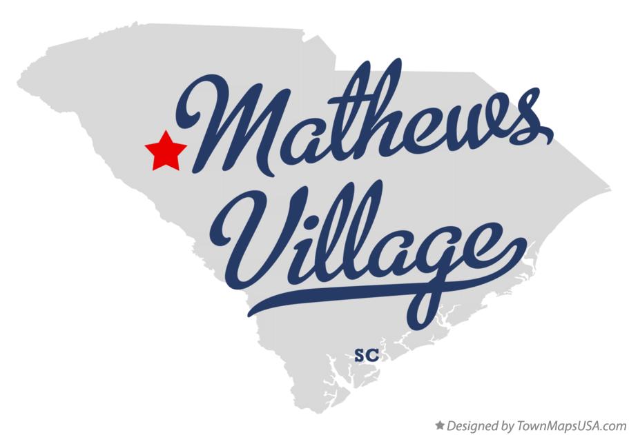 Map of Mathews Village South Carolina SC