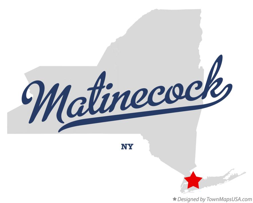 Map of Matinecock New York NY