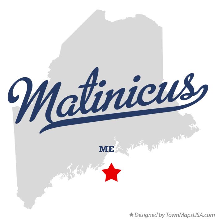 Map of Matinicus Maine ME