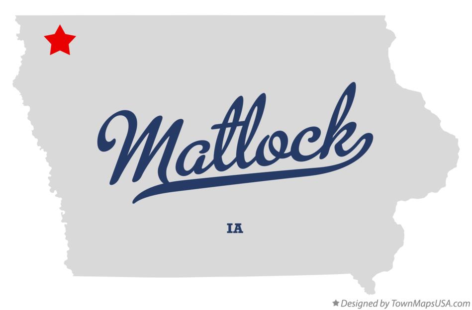 Map of Matlock Iowa IA