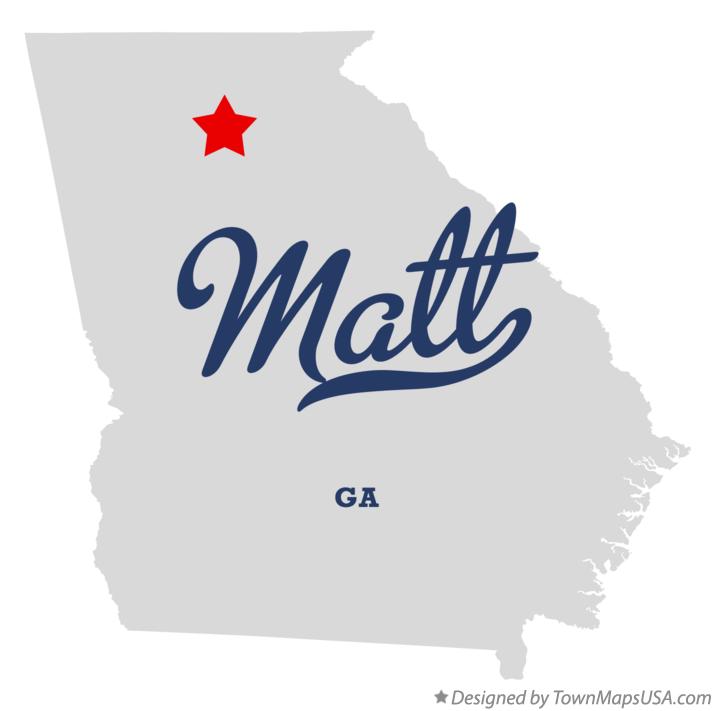 Map of Matt Georgia GA