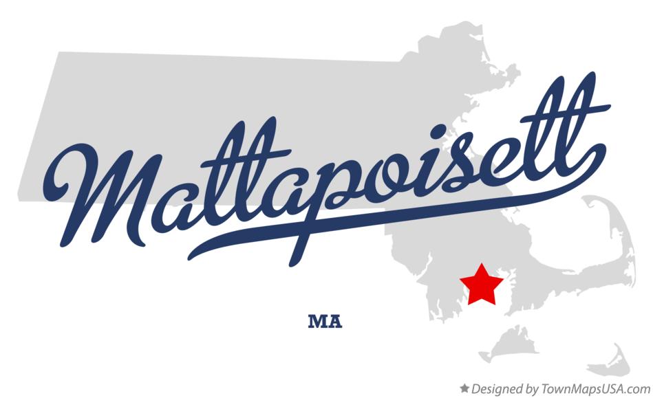 Map of Mattapoisett Massachusetts MA