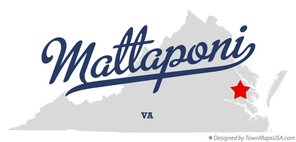 Map of Mattaponi Virginia VA
