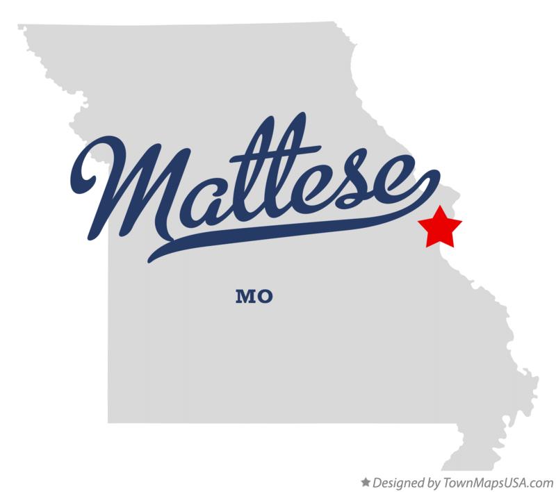 Map of Mattese Missouri MO
