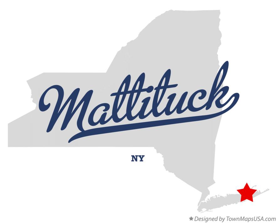Map of Mattituck New York NY