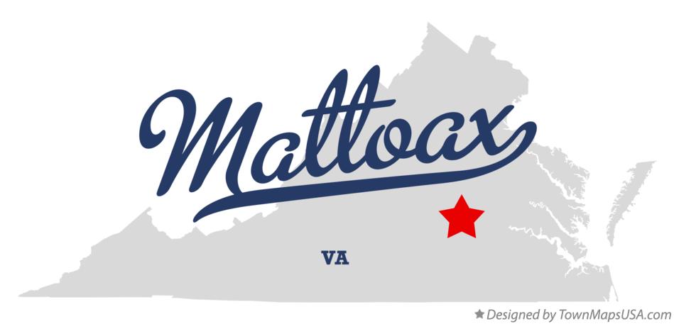Map of Mattoax Virginia VA