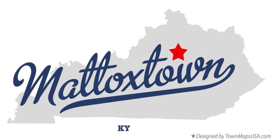 Map of Mattoxtown Kentucky KY