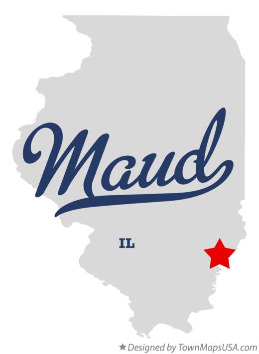 Map of Maud Illinois IL