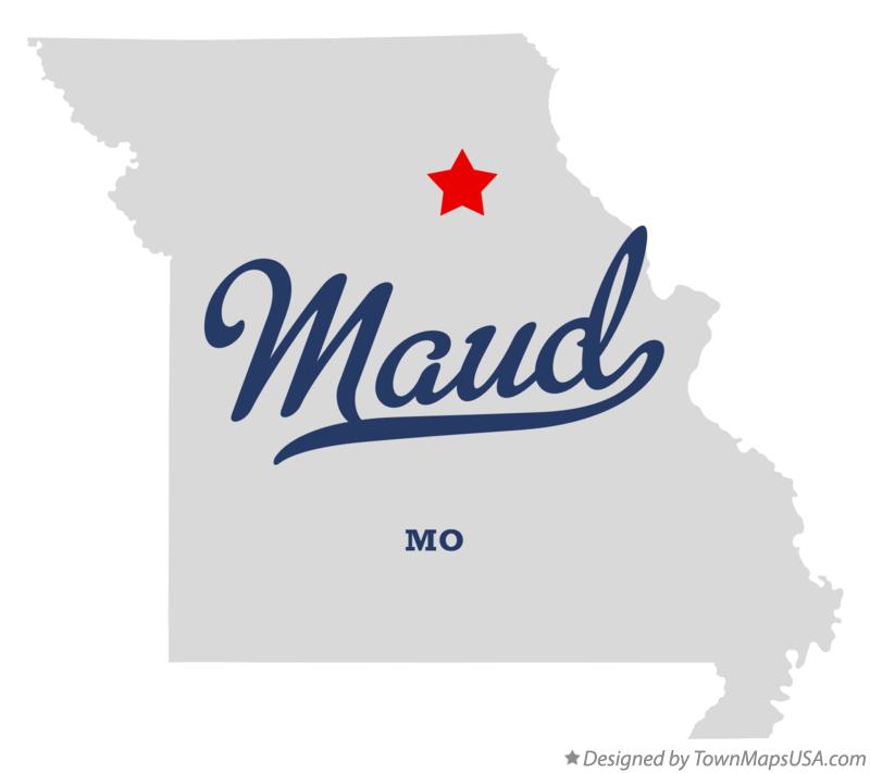 Map of Maud Missouri MO
