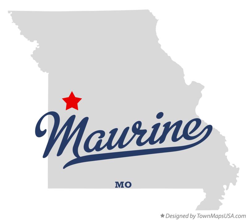 Map of Maurine Missouri MO