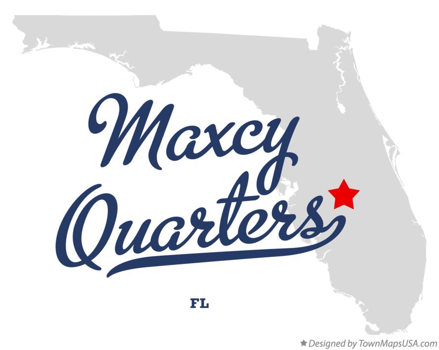 Map of Maxcy Quarters Florida FL