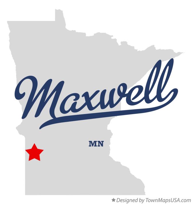 Map of Maxwell Minnesota MN