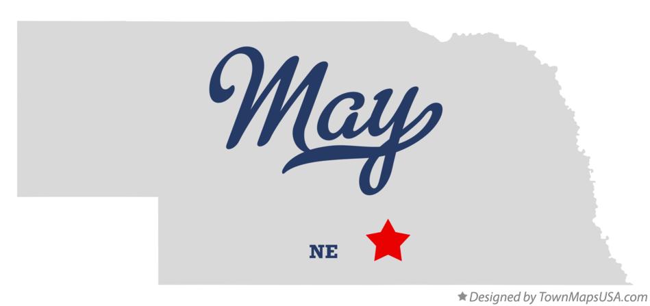 Map of May Nebraska NE