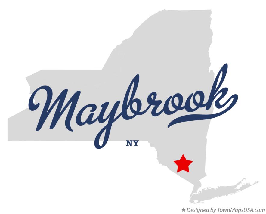 Map of Maybrook New York NY