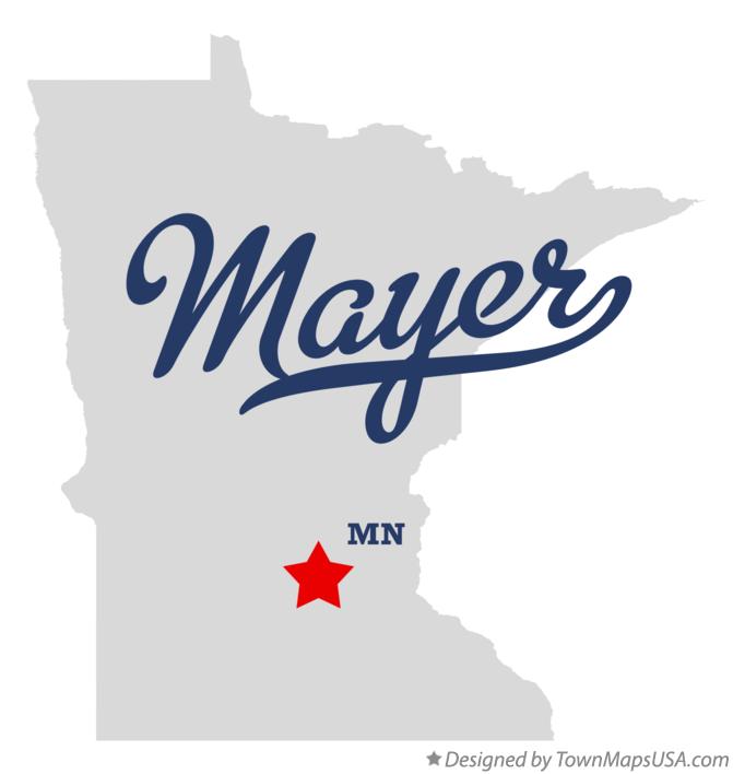 Map of Mayer Minnesota MN