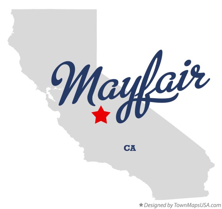 Map of Mayfair California CA