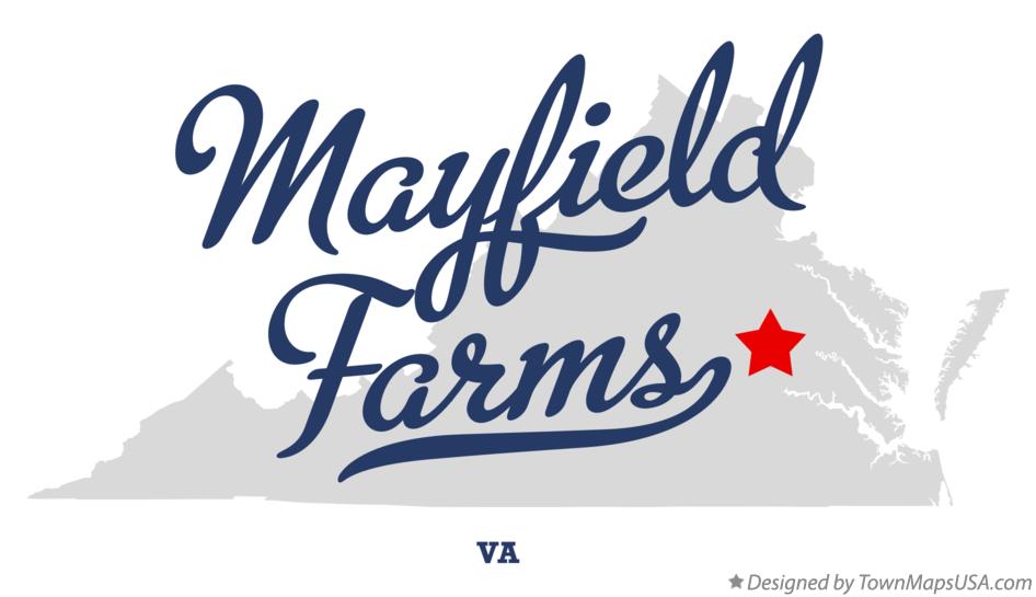 Map of Mayfield Farms Virginia VA