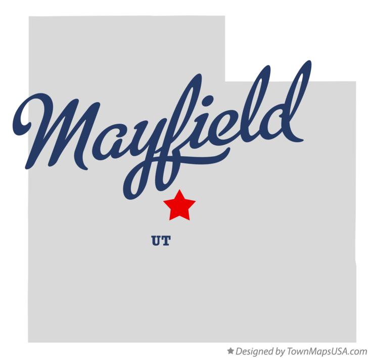 Map of Mayfield Utah UT