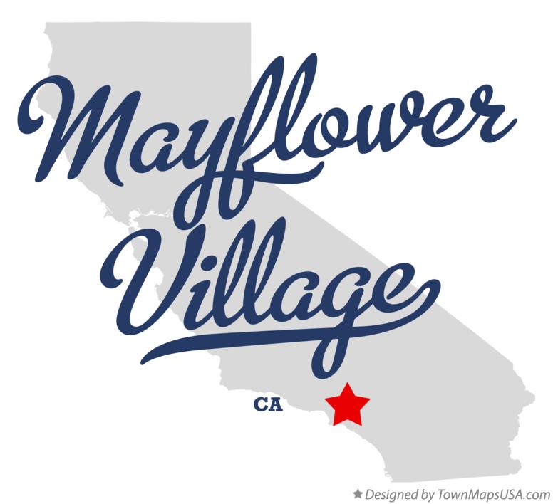 Map of Mayflower Village California CA