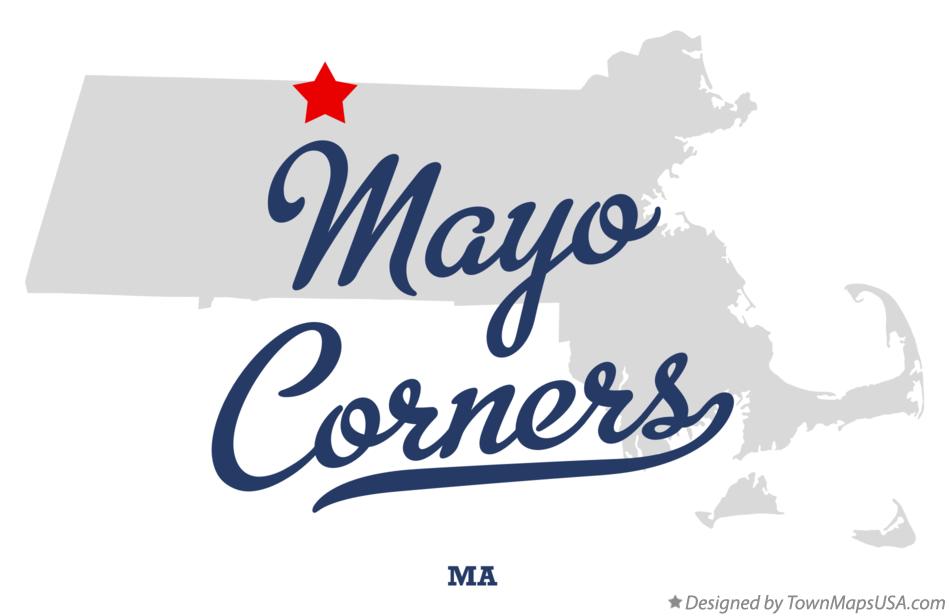 Map of Mayo Corners Massachusetts MA