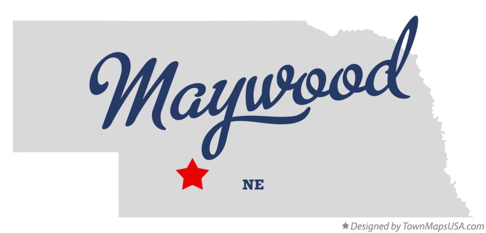 Map of Maywood Nebraska NE