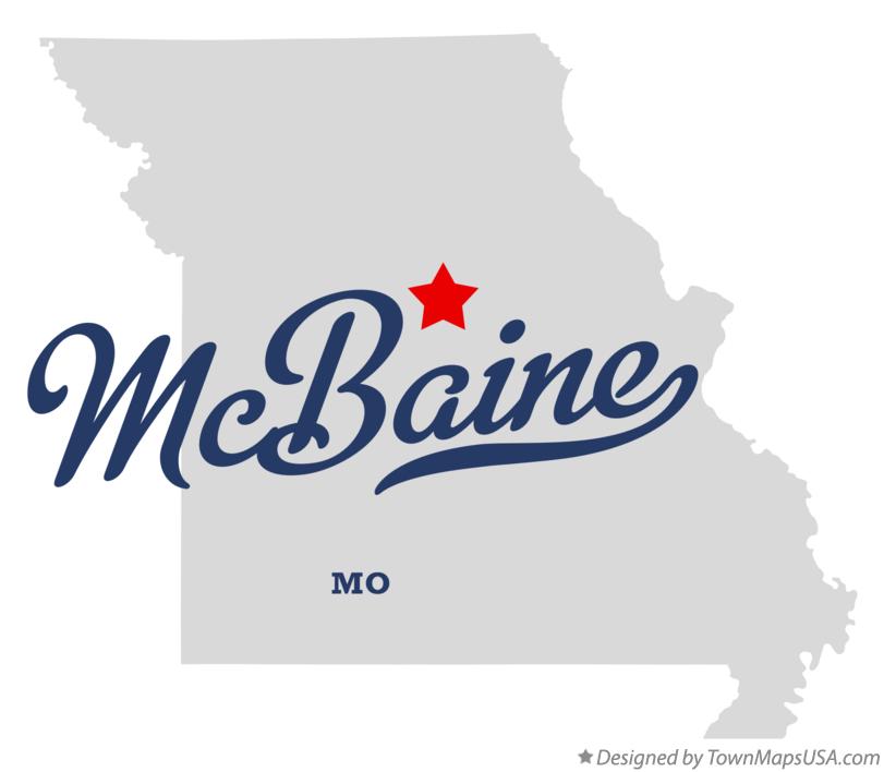 Map of McBaine Missouri MO