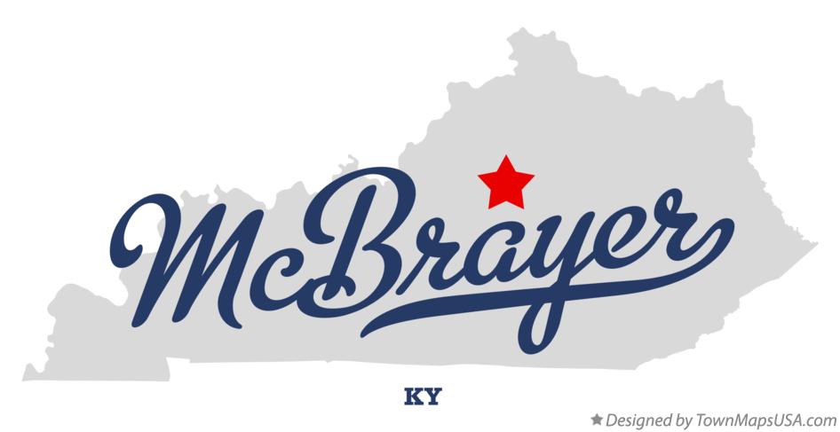 Map of McBrayer Kentucky KY