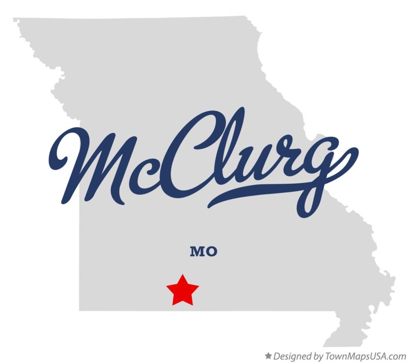 Map of McClurg Missouri MO