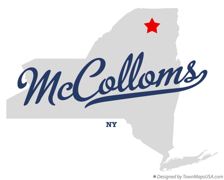 Map of McColloms New York NY