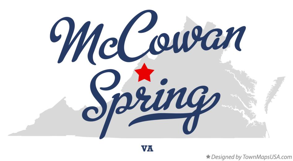 Map of McCowan Spring Virginia VA