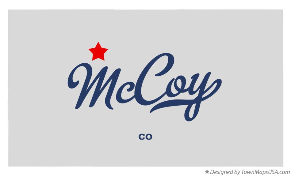 Map of McCoy Colorado CO