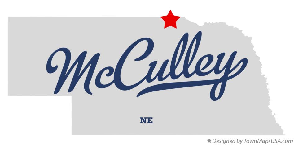 Map of McCulley Nebraska NE