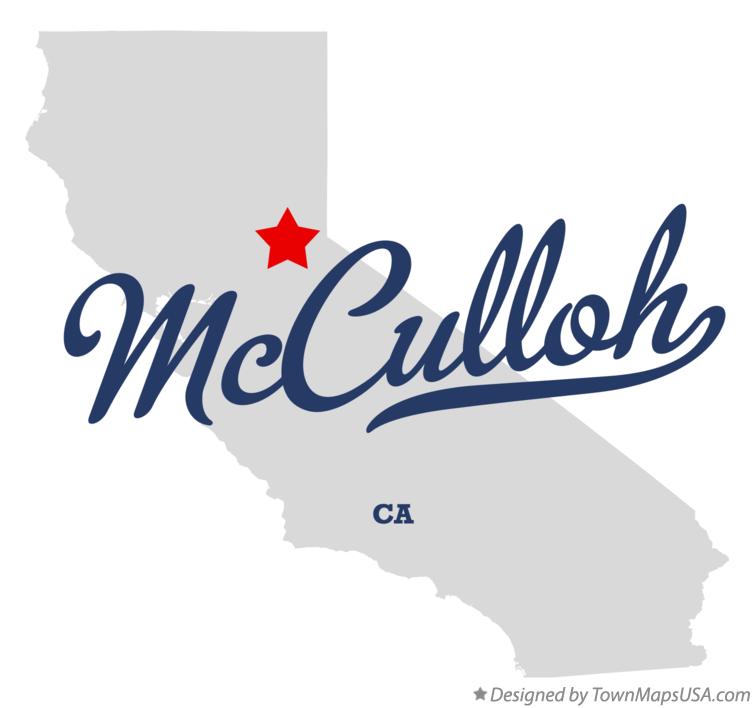 Map of McCulloh California CA