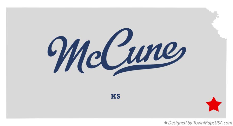 Map of McCune Kansas KS