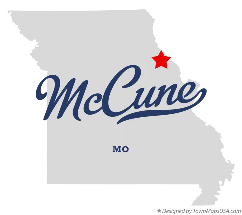 Map of McCune Missouri MO