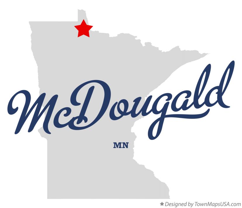 Map of McDougald Minnesota MN