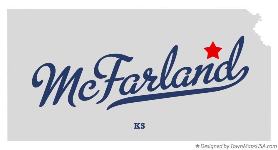Map of McFarland Kansas KS