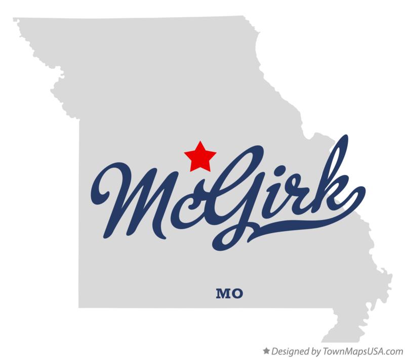 Map of McGirk Missouri MO