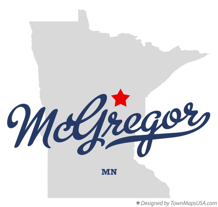 Map of McGregor Minnesota MN
