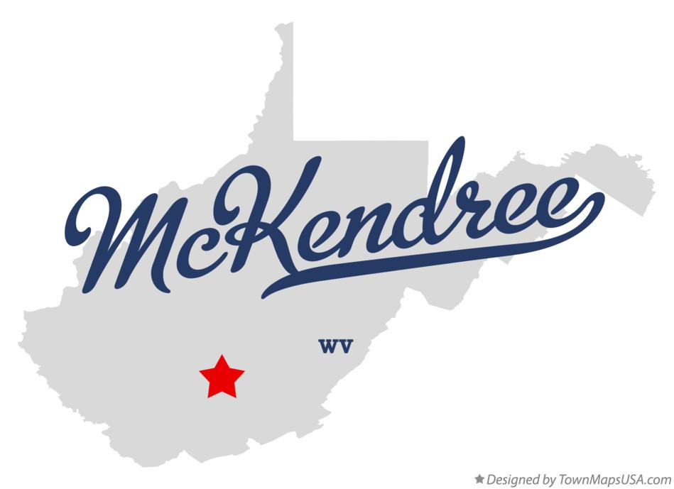 Map of McKendree West Virginia WV