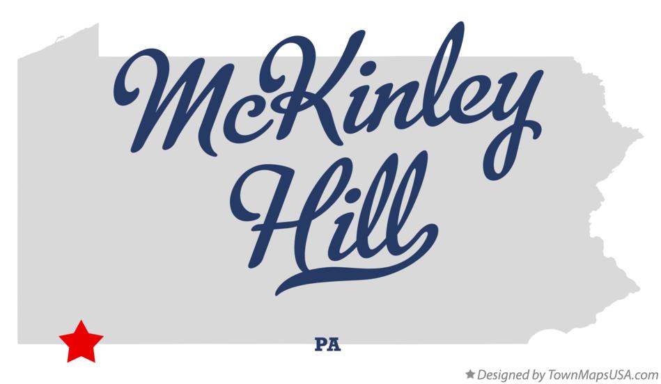 Map of McKinley Hill Pennsylvania PA