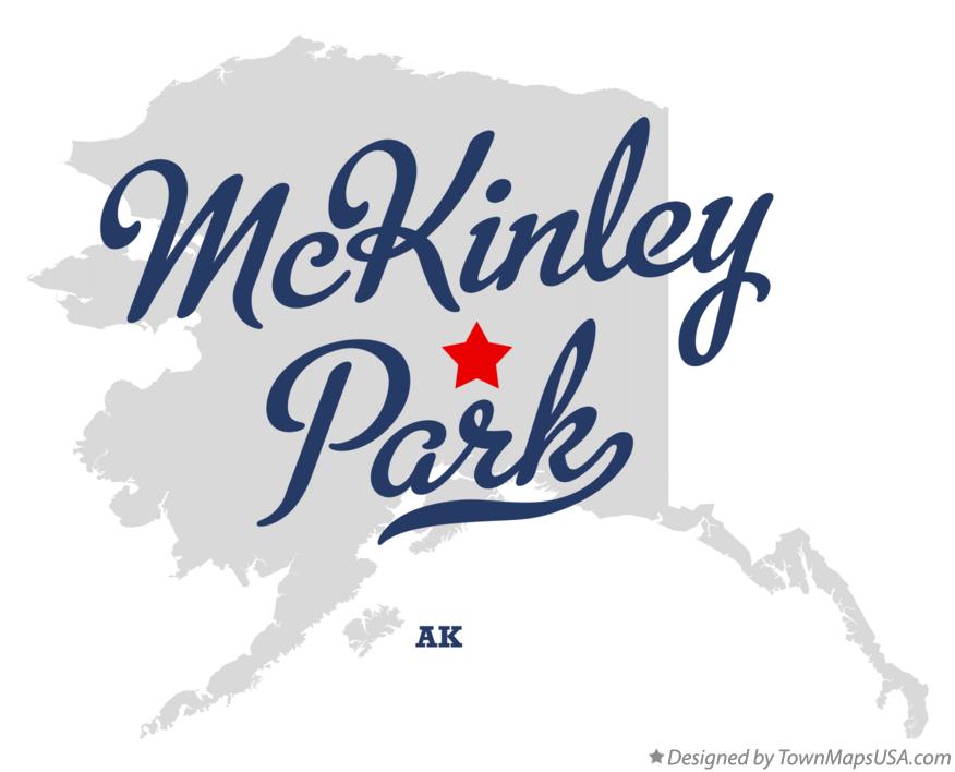 Map of McKinley Park Alaska AK