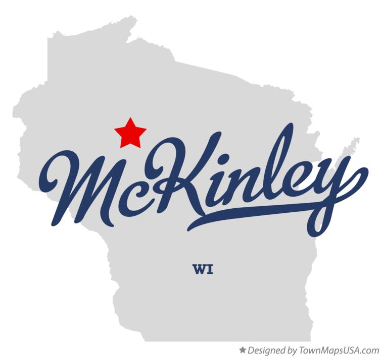 Map of McKinley Wisconsin WI
