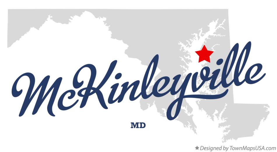 Map of McKinleyville Maryland MD