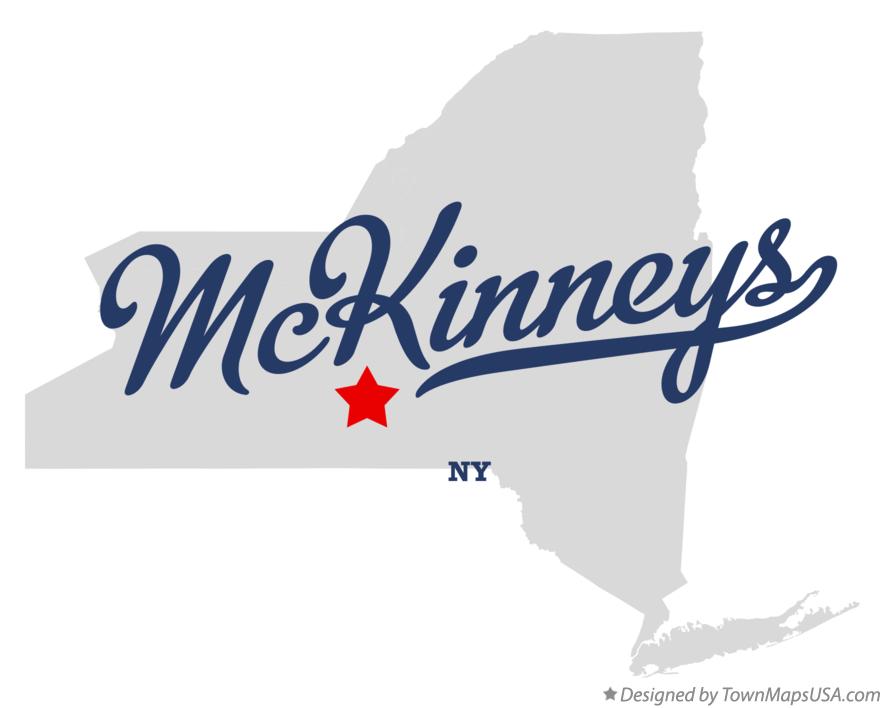 Map of McKinneys New York NY