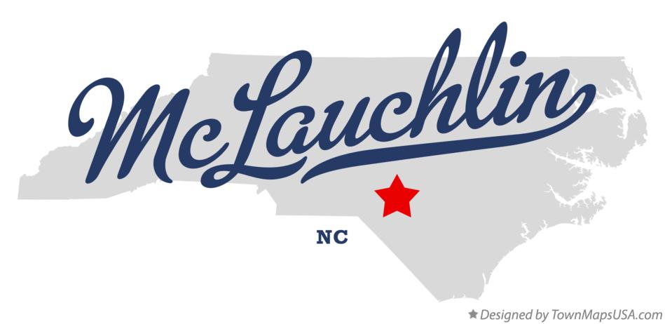 Map of McLauchlin North Carolina NC