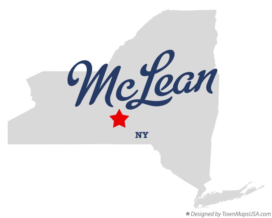 Map of McLean New York NY