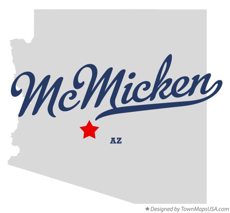 Map of McMicken Arizona AZ