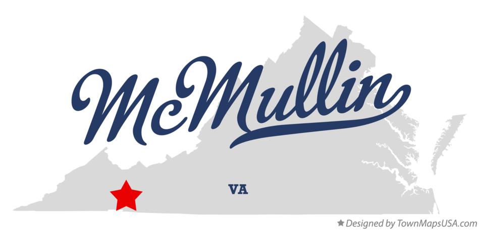 Map of McMullin Virginia VA
